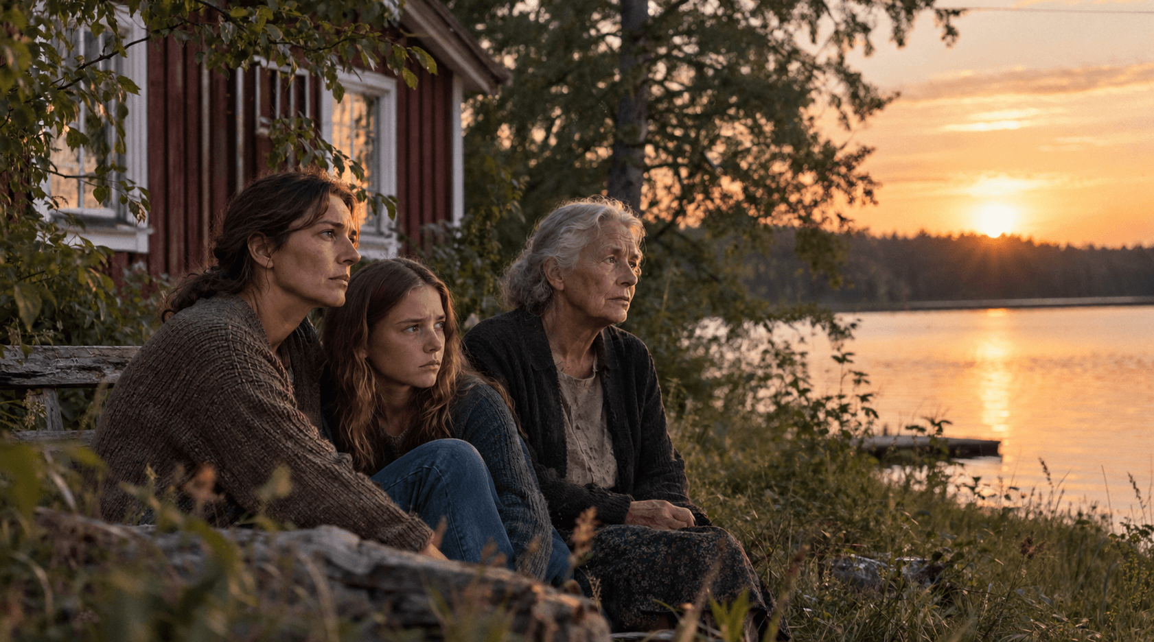 Scenbild för Tre Kvinnor